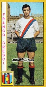 Sticker Franco Cresci - Calciatori 1969-1970 n. 23 - Panini