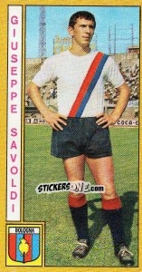 Figurina Giuseppe Savoldi - Calciatori 1969-1970 - Panini