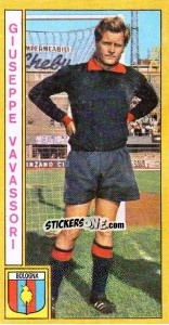 Sticker Giuseppe Vavassori - Calciatori 1969-1970 n. 30 - Panini
