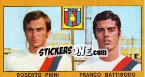 Sticker Roberto Prini / Franco Battisodo - Calciatori 1969-1970 n. 31 - Panini