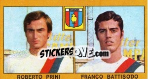 Sticker Roberto Prini / Franco Battisodo - Calciatori 1969-1970 - Panini