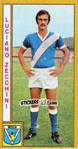 Sticker Luciano Zecchin - Calciatori 1969-1970 n. 38 - Panini