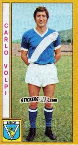 Figurina Carlo Volpi - Calciatori 1969-1970 - Panini