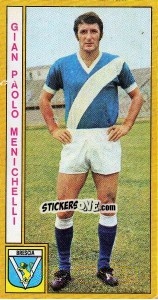 Sticker Gian Paolo Menichelli - Calciatori 1969-1970 n. 43 - Panini