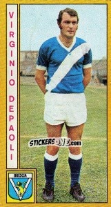 Sticker Virginio Depaoli - Calciatori 1969-1970 n. 44 - Panini