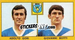 Sticker Adolfo Gori / Giovanni Botti - Calciatori 1969-1970 n. 47 - Panini