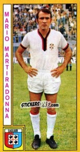 Sticker Mario Martiradonna - Calciatori 1969-1970 - Panini