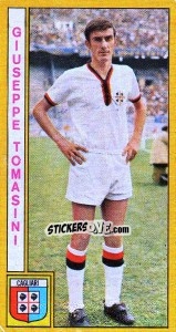 Sticker Giuseppe Tomasini - Calciatori 1969-1970 n. 54 - Panini