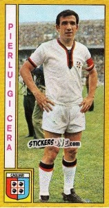 Sticker Pierluigi Cera - Calciatori 1969-1970 n. 56 - Panini
