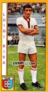 Sticker Luigi Riva - Calciatori 1969-1970 n. 59 - Panini