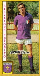 Sticker Salvatore Esposito - Calciatori 1969-1970 n. 72 - Panini