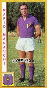 Sticker Mario Maraschi - Calciatori 1969-1970 - Panini