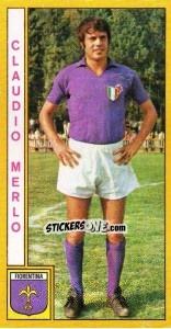 Figurina Claudio Merlo - Calciatori 1969-1970 - Panini