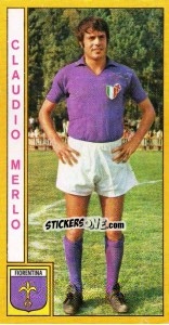Sticker Claudio Merlo - Calciatori 1969-1970 n. 77 - Panini