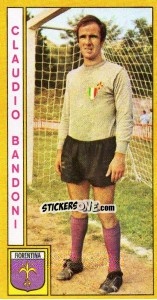 Sticker Claudio Bandoni - Calciatori 1969-1970 - Panini