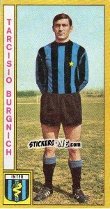 Sticker Tarcisio Burgnich - Calciatori 1969-1970 n. 84 - Panini