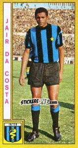 Sticker Jair Da Costa - Calciatori 1969-1970 - Panini