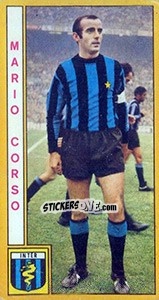 Sticker Mario Corso - Calciatori 1969-1970 n. 91 - Panini