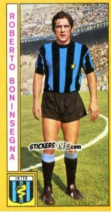 Sticker Roberto Boninsegna - Calciatori 1969-1970 - Panini