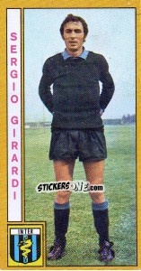Sticker Sergio Girardi - Calciatori 1969-1970 - Panini