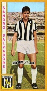 Sticker Sandro Salvadore - Calciatori 1969-1970 n. 100 - Panini