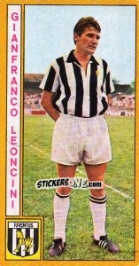 Sticker Gianfranco Leoncini - Calciatori 1969-1970 n. 101 - Panini