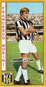 Figurina Francesco Morini - Calciatori 1969-1970 - Panini