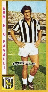Sticker Erminio Favalli - Calciatori 1969-1970 n. 106 - Panini