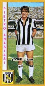 Sticker Pietro Anastasi - Calciatori 1969-1970 - Panini