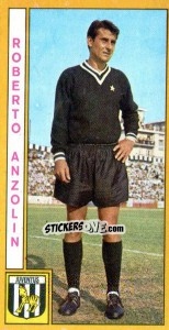 Figurina Roberto Anzolin - Calciatori 1969-1970 - Panini