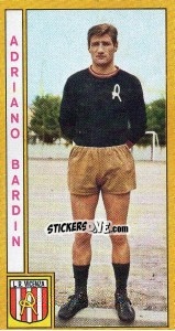 Figurina Adriano Bardin - Calciatori 1969-1970 - Panini