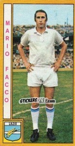 Sticker Mario Facco - Calciatori 1969-1970 - Panini