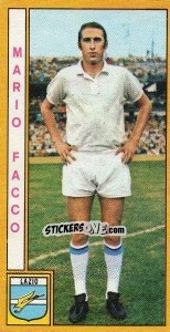 Sticker Mario Facco - Calciatori 1969-1970 n. 133 - Panini