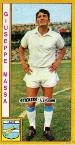 Sticker Giuseppe Massa - Calciatori 1969-1970 n. 138 - Panini