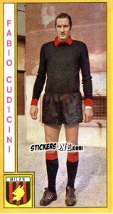 Sticker Fabio Cudicini - Calciatori 1969-1970 n. 147 - Panini