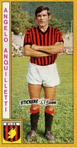 Cromo Angelo Anquilletti - Calciatori 1969-1970 - Panini
