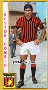 Sticker Nestor Combin - Calciatori 1969-1970 n. 156 - Panini
