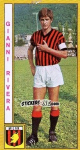 Figurina Gianni Rivera - Calciatori 1969-1970 - Panini