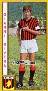 Sticker Gianni Rivera - Calciatori 1969-1970 n. 157 - Panini