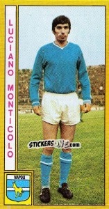 Figurina Luciano Monticolo - Calciatori 1969-1970 - Panini