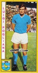 Sticker Luigi Pogliana - Calciatori 1969-1970 n. 165 - Panini