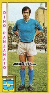 Sticker Dino Panzanato - Calciatori 1969-1970 n. 166 - Panini
