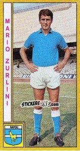 Sticker Mario Zurlini - Calciatori 1969-1970 n. 167 - Panini