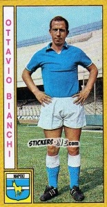 Sticker Ottavio Bianchi - Calciatori 1969-1970 n. 168 - Panini