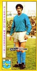 Sticker Pierpaolo Manservisi - Calciatori 1969-1970 n. 170 - Panini