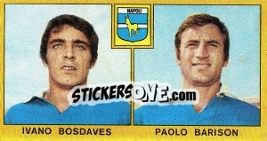 Sticker Ivano Bosdaves / Paolo Barison - Calciatori 1969-1970 n. 176 - Panini