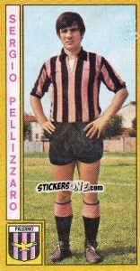 Sticker Sergio Pellizzaro - Calciatori 1969-1970 n. 186 - Panini