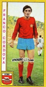 Sticker Franco Cordova - Calciatori 1969-1970 - Panini