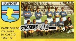 Figurina Squadra - Calciatori 1969-1970 - Panini