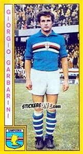 Figurina Giorgio Garbarini - Calciatori 1969-1970 - Panini
